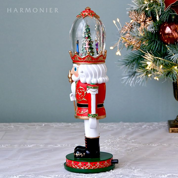 Amazon | ナッツクラッカーオルゴールドームフィギュア 電池式 AC